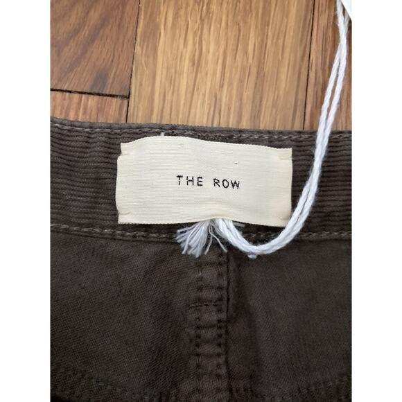 The Row Eglitta Brown Corduroy Wide Leg Pants Made in Italy Size 2 Dark Academia - Picture 4 of 10